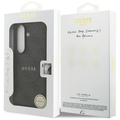 Funda MagSafe para Samsung Galaxy Z Fold7 F966, Guess, 4G Classic, Negra