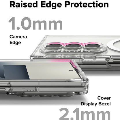 Funda MagSafe para Samsung Galaxy Z Fold7 F966, Ringke, Fusion, Transparente