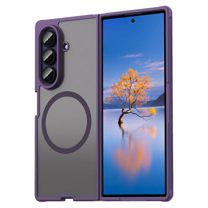 Funda MagSafe para Samsung Galaxy Z Fold7 F966, Techsuit, HaloFrost II, Morado