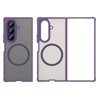 Funda MagSafe para Samsung Galaxy Z Fold7 F966, Techsuit, HaloFrost II, Morado