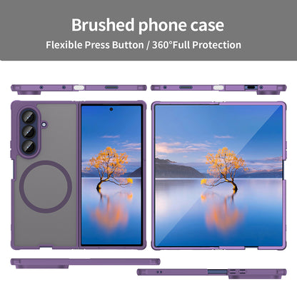 Funda MagSafe para Samsung Galaxy Z Fold7 F966, Techsuit, HaloFrost II, Morado