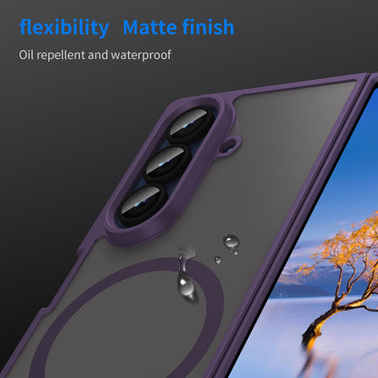 Funda MagSafe para Samsung Galaxy Z Fold7 F966, Techsuit, HaloFrost II, Morado