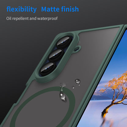 Funda MagSafe para Samsung Galaxy Z Fold7 F966, Techsuit, HaloFrost II, Verde