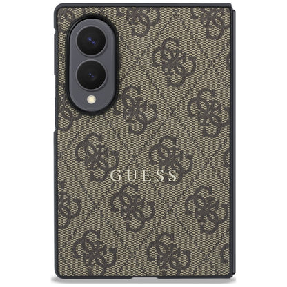 Funda MagSafe para Samsung Galaxy Z Fold8 F971, Guess, 4G Leather Classic, Marrón