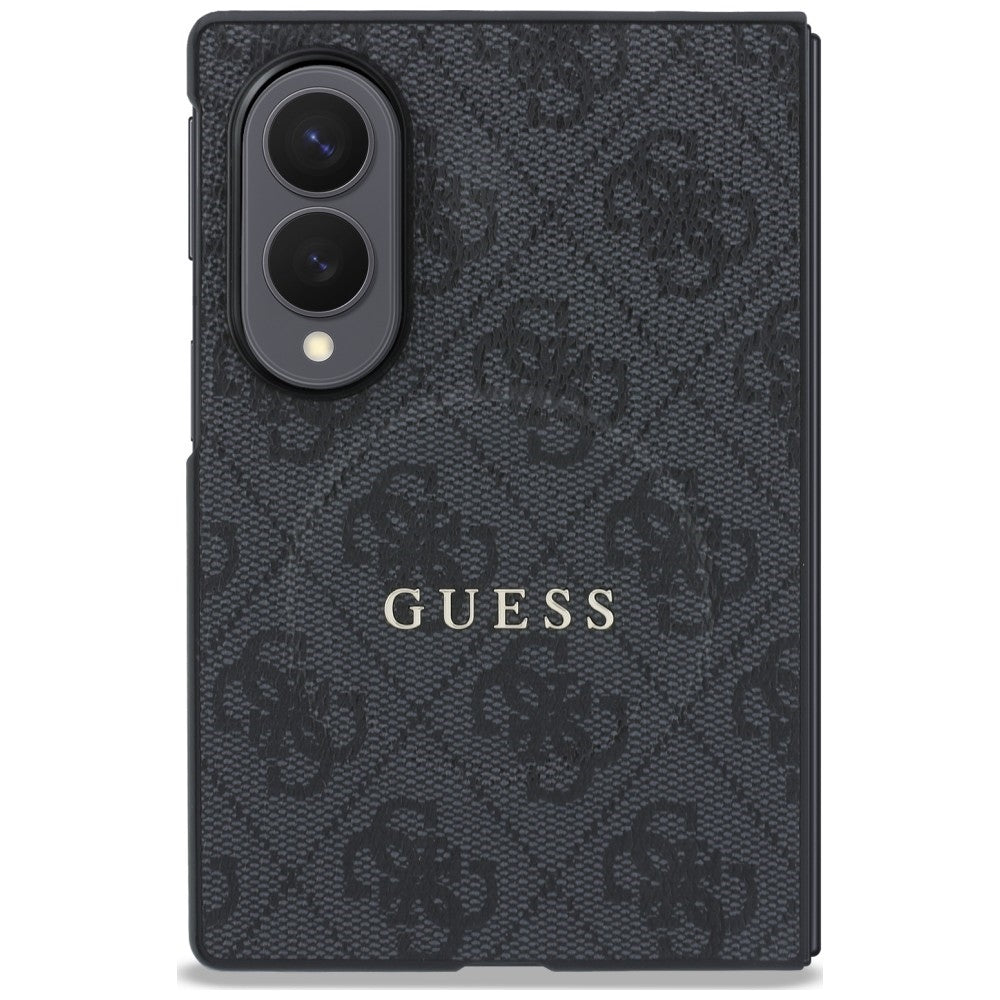 Funda MagSafe para Samsung Galaxy Z Fold8 F971, Guess, 4G Leather Classic, Negra