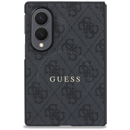 Funda MagSafe para Samsung Galaxy Z Fold8 F971, Guess, 4G Leather Classic, Negra