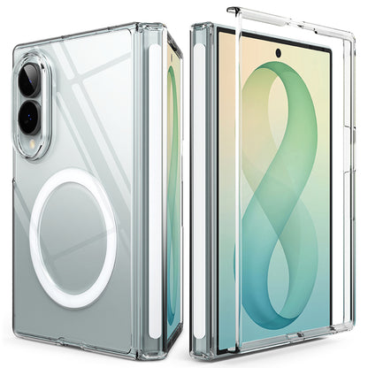 Funda MagSafe para Samsung Galaxy Z Fold8 F971, Ringke, Fusion Air Flap, transparente
