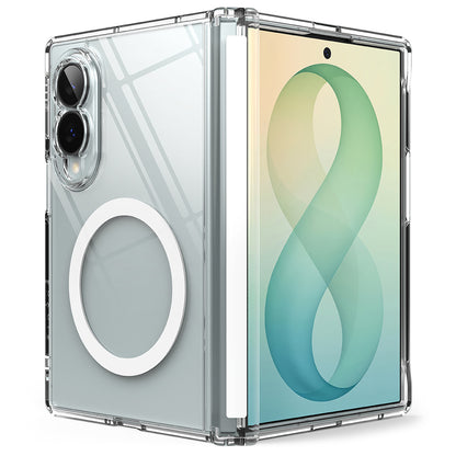 Funda MagSafe para Samsung Galaxy Z Fold8 F971, Ringke, Fusion Flap, Transparente