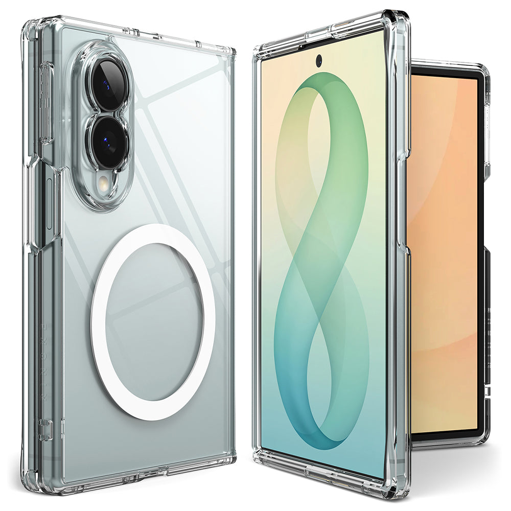 MagSafe Case for Samsung Galaxy Z Fold8 F971, Ringke, Fusion, Transparent