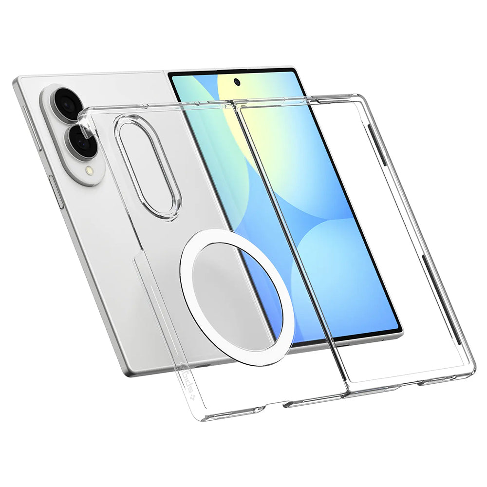 Funda MagSafe para Samsung Galaxy Z Fold8 F971, Spigen, Air Skin, Transparente Blanca ACS11952