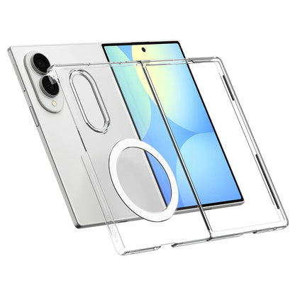 Funda MagSafe para Samsung Galaxy Z Fold8 F971, Spigen, Air Skin, Transparente Blanca ACS11952