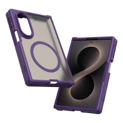 Funda MagSafe para Samsung Galaxy Z Fold8 F971, Techsuit, HaloFrost II, Morado