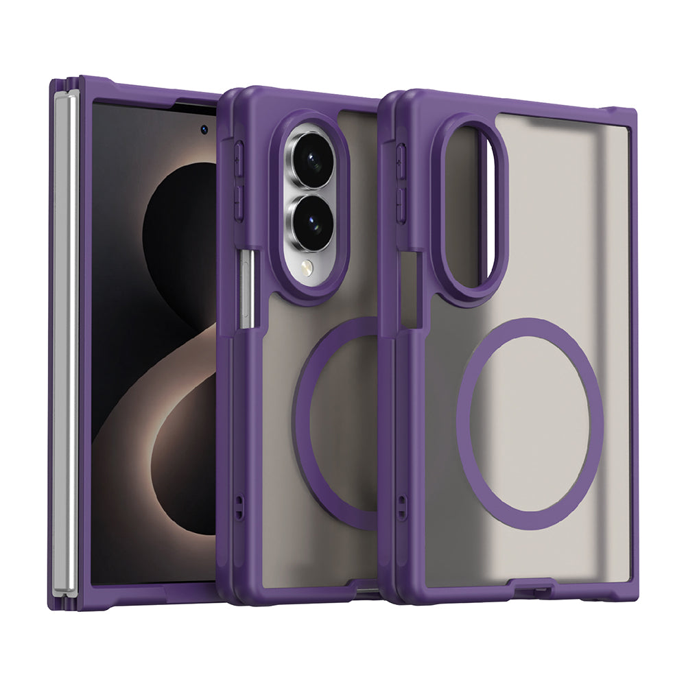 Funda MagSafe para Samsung Galaxy Z Fold8 F971, Techsuit, HaloFrost II, Morado