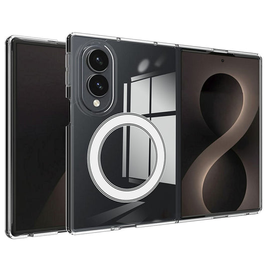 Funda MagSafe para Samsung Galaxy Z Fold8 F971, Techsuit, Pro, Transparente
