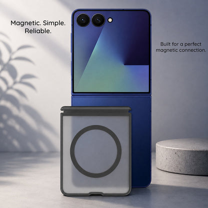 Funda MagSafe para Samsung Galaxy Z Fold8 F976, Blueo, Skin Friendly Anti-Caídas, Gris