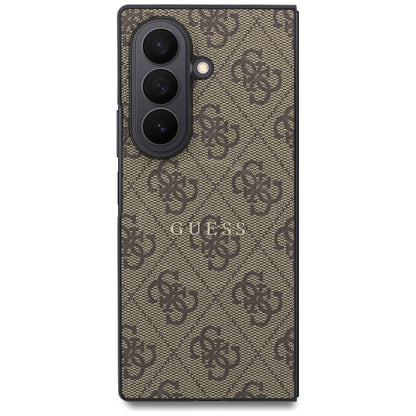 Funda MagSafe para Samsung Galaxy Z Fold8 Ultra F976, Guess, 4G Leather Classic, Marrón