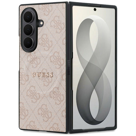 Funda MagSafe para Samsung Galaxy Z Fold8 Ultra F976, Guess, 4G Leather Classic, Rosa