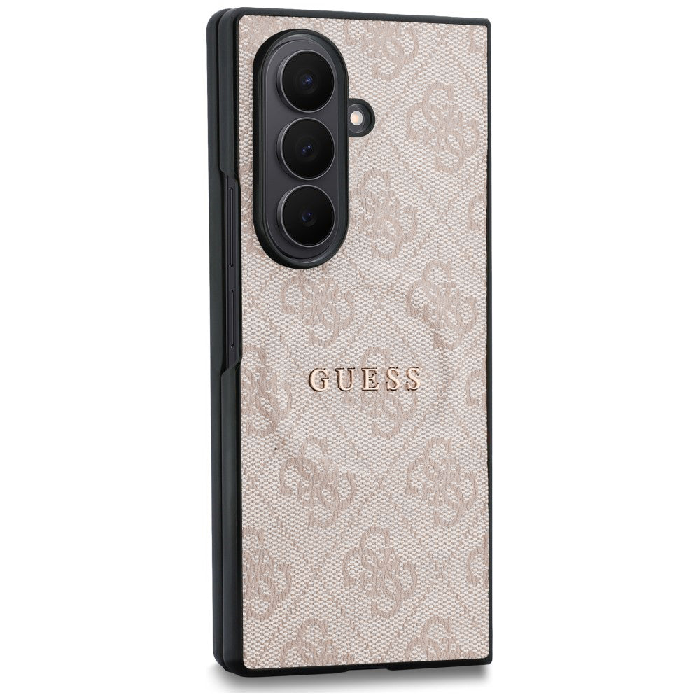 Funda MagSafe para Samsung Galaxy Z Fold8 Ultra F976, Guess, 4G Leather Classic, Rosa