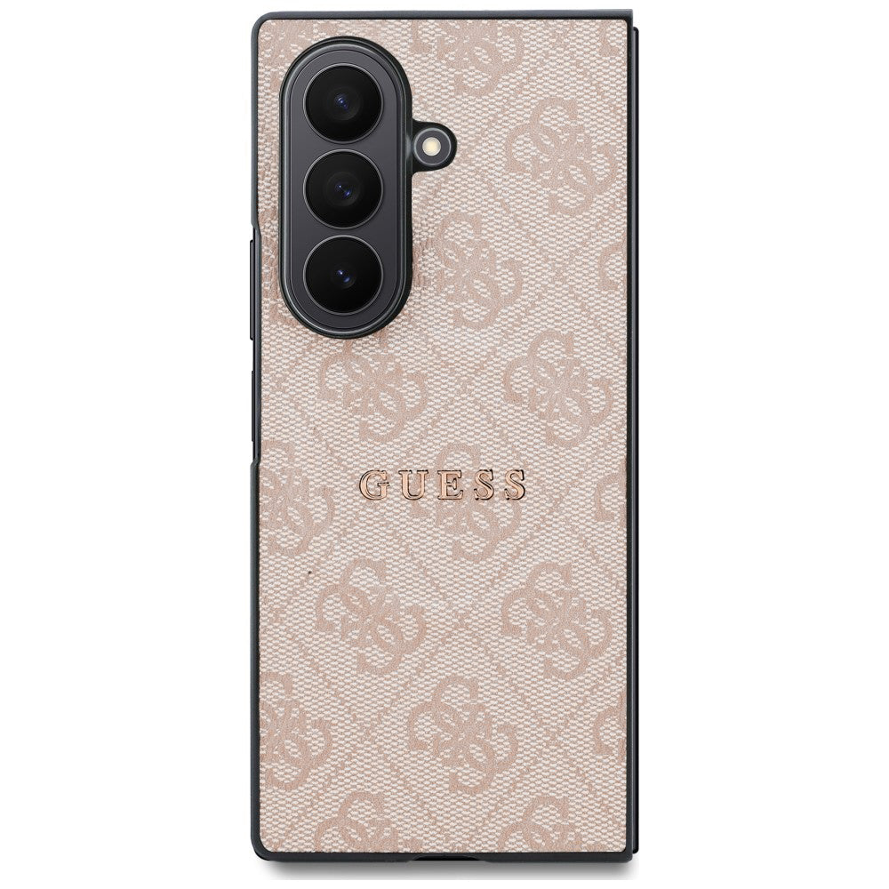 Funda MagSafe para Samsung Galaxy Z Fold8 Ultra F976, Guess, 4G Leather Classic, Rosa