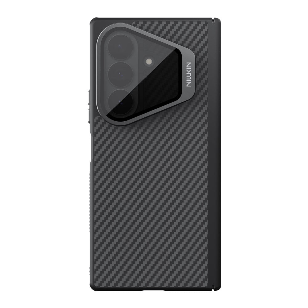 Funda MagSafe para Samsung Galaxy Z Fold8 Ultra F976, Nillkin, CarboProp con cubierta de lente negra transparente, negra