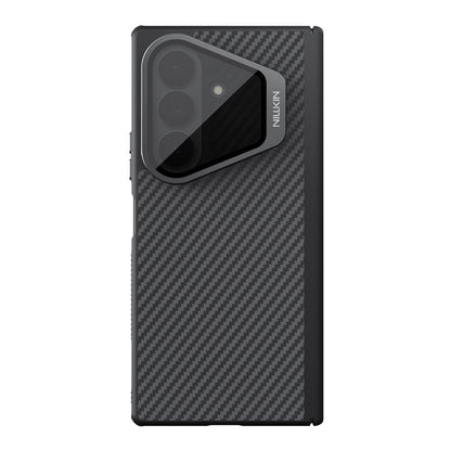 Funda MagSafe para Samsung Galaxy Z Fold8 Ultra F976, Nillkin, CarboProp con cubierta de lente negra transparente, negra