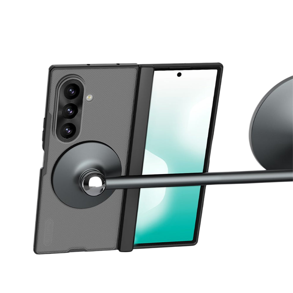 MagSafe Case for Samsung Galaxy Z Fold8 Ultra F976, Nillkin, Super Frosted Shield, Transparent Black