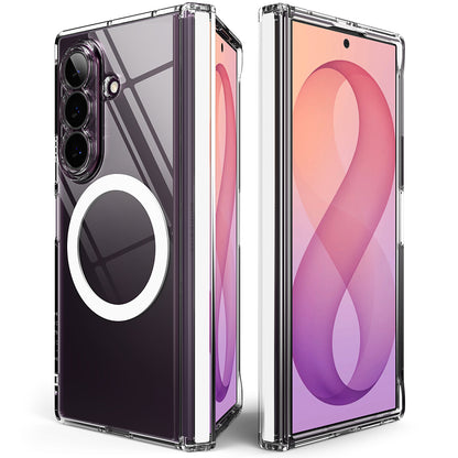 Funda MagSafe para Samsung Galaxy Z Fold8 Ultra F976, Ringke, Fusion Flap, Transparente