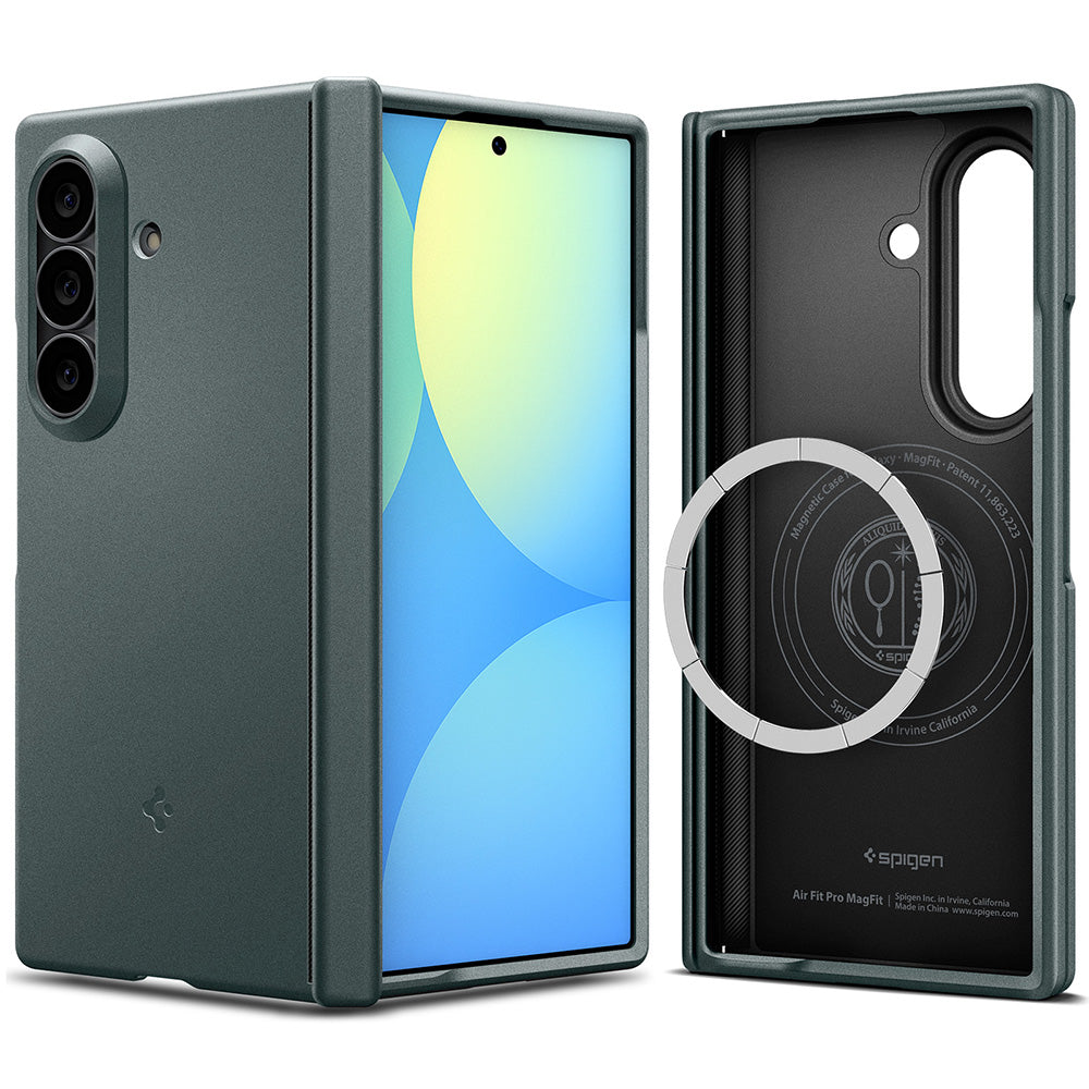 Funda MagSafe para Samsung Galaxy Z Fold8 Ultra F976, Spigen, Air Fit Pro, Verde ACS11493