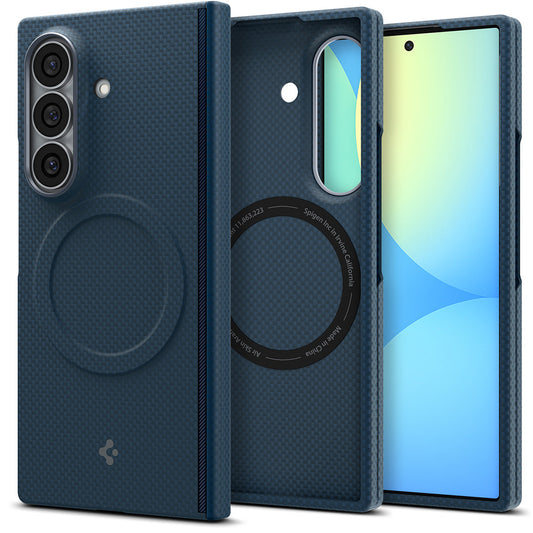 Funda MagSafe para Samsung Galaxy Z Fold8 Ultra F976, Spigen, Air Skin, Azul Marino ACS11852