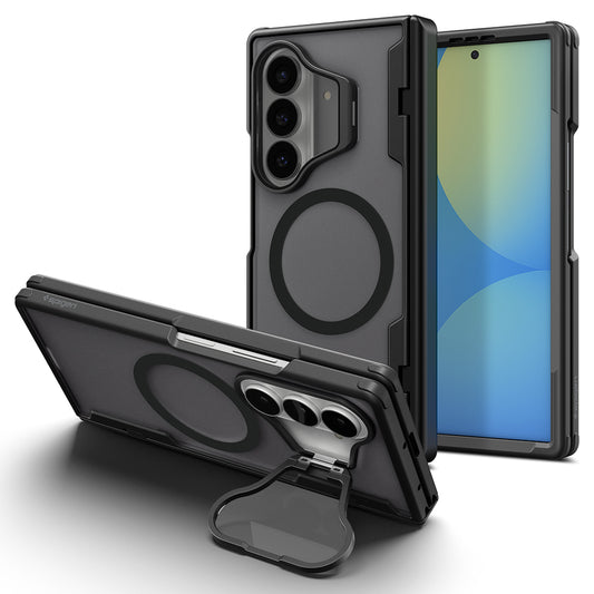 Funda MagSafe para Samsung Galaxy Z Fold8 Ultra F976, Spigen, Optik Armor Pro, Negra ACS11500
