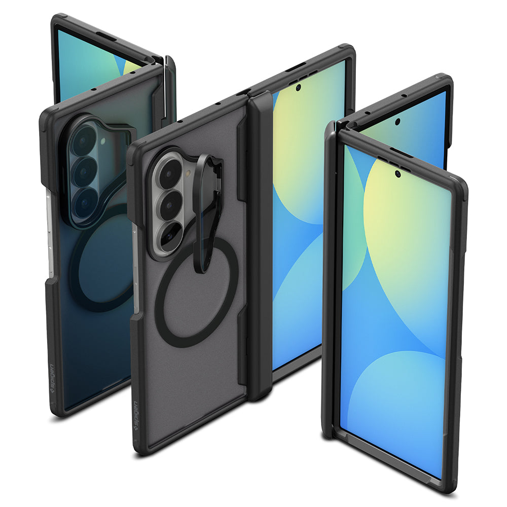 Funda MagSafe para Samsung Galaxy Z Fold8 Ultra F976, Spigen, Optik Armor Pro, Negra ACS11500