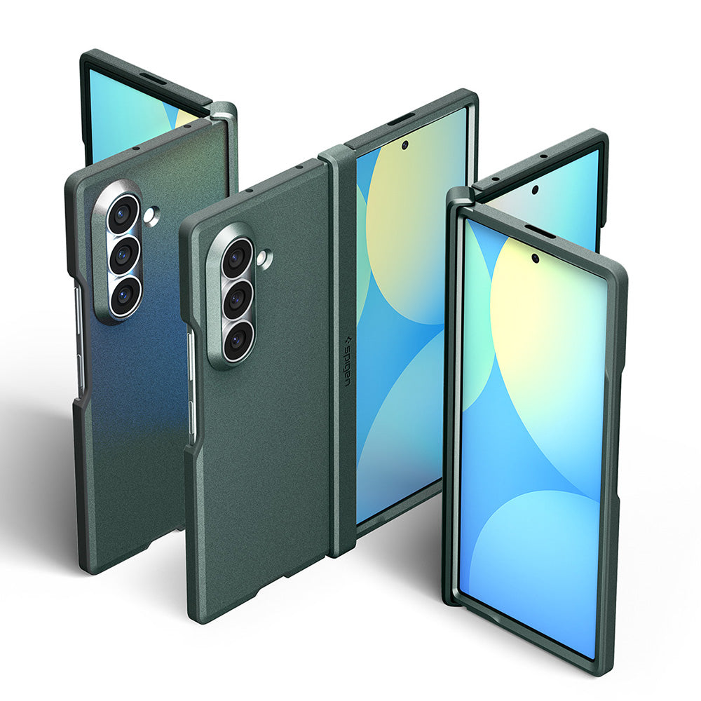 Funda MagSafe para Samsung Galaxy Z Fold8 Ultra F976, Spigen, Tough Armor Pro, Verde ACS11851