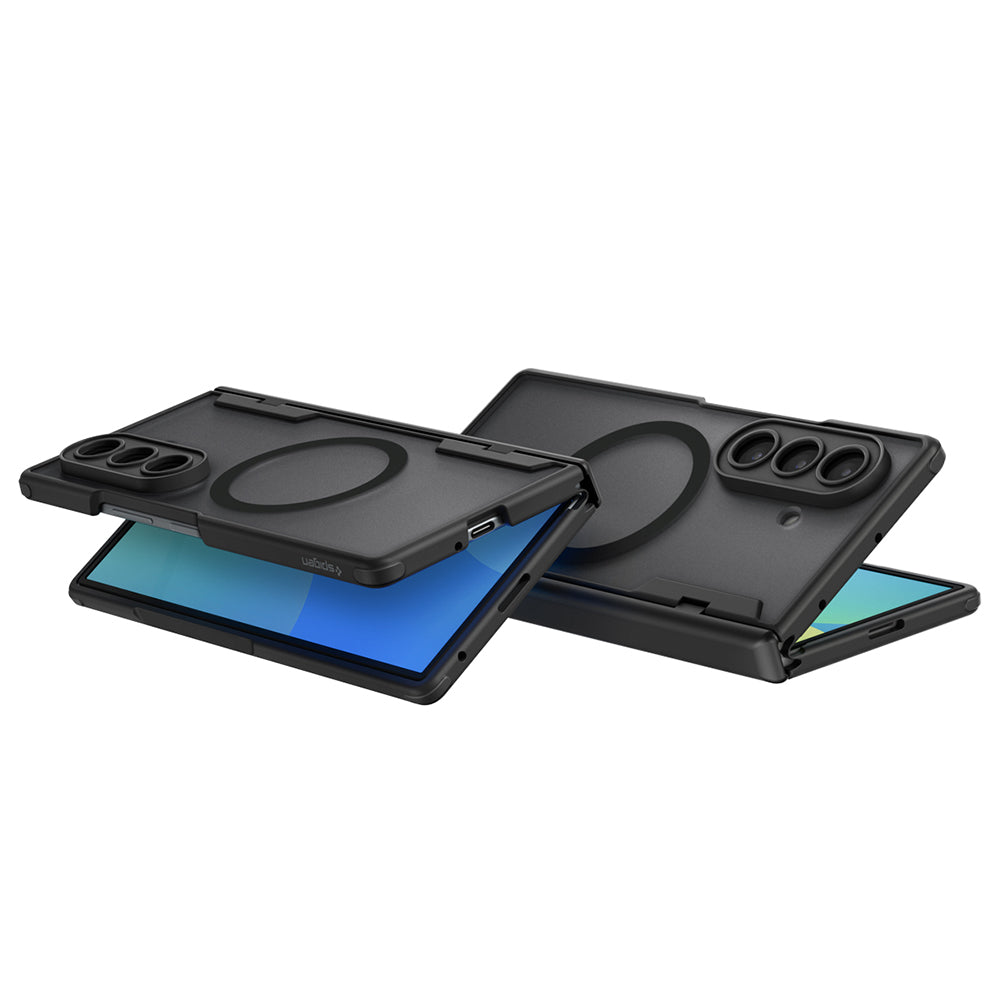 Funda MagSafe para Samsung Galaxy Z Fold8 Ultra F976, Spigen, Ultra Hybrid Pro, Negra Satinada ACS12102
