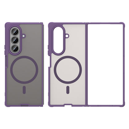 Funda MagSafe para Samsung Galaxy Z Fold8 Ultra F976, Techsuit, HaloFrost II, Morado
