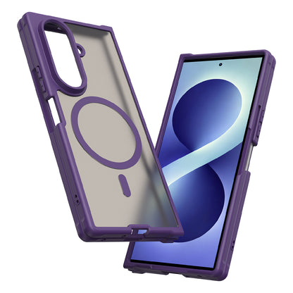 Funda MagSafe para Samsung Galaxy Z Fold8 Ultra F976, Techsuit, HaloFrost II, Morado