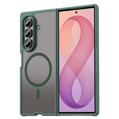 Funda MagSafe para Samsung Galaxy Z Fold8 Ultra F976, Techsuit, HaloFrost II, Verde