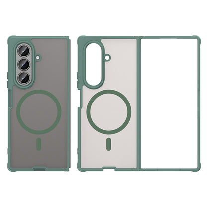 Funda MagSafe para Samsung Galaxy Z Fold8 Ultra F976, Techsuit, HaloFrost II, Verde
