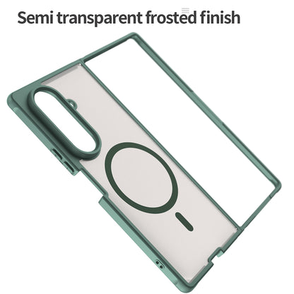 Funda MagSafe para Samsung Galaxy Z Fold8 Ultra F976, Techsuit, HaloFrost II, Verde