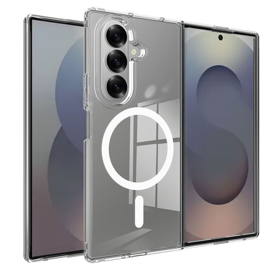 Funda MagSafe para Samsung Galaxy Z Fold8 Ultra F976, Techsuit, Pro, Transparente