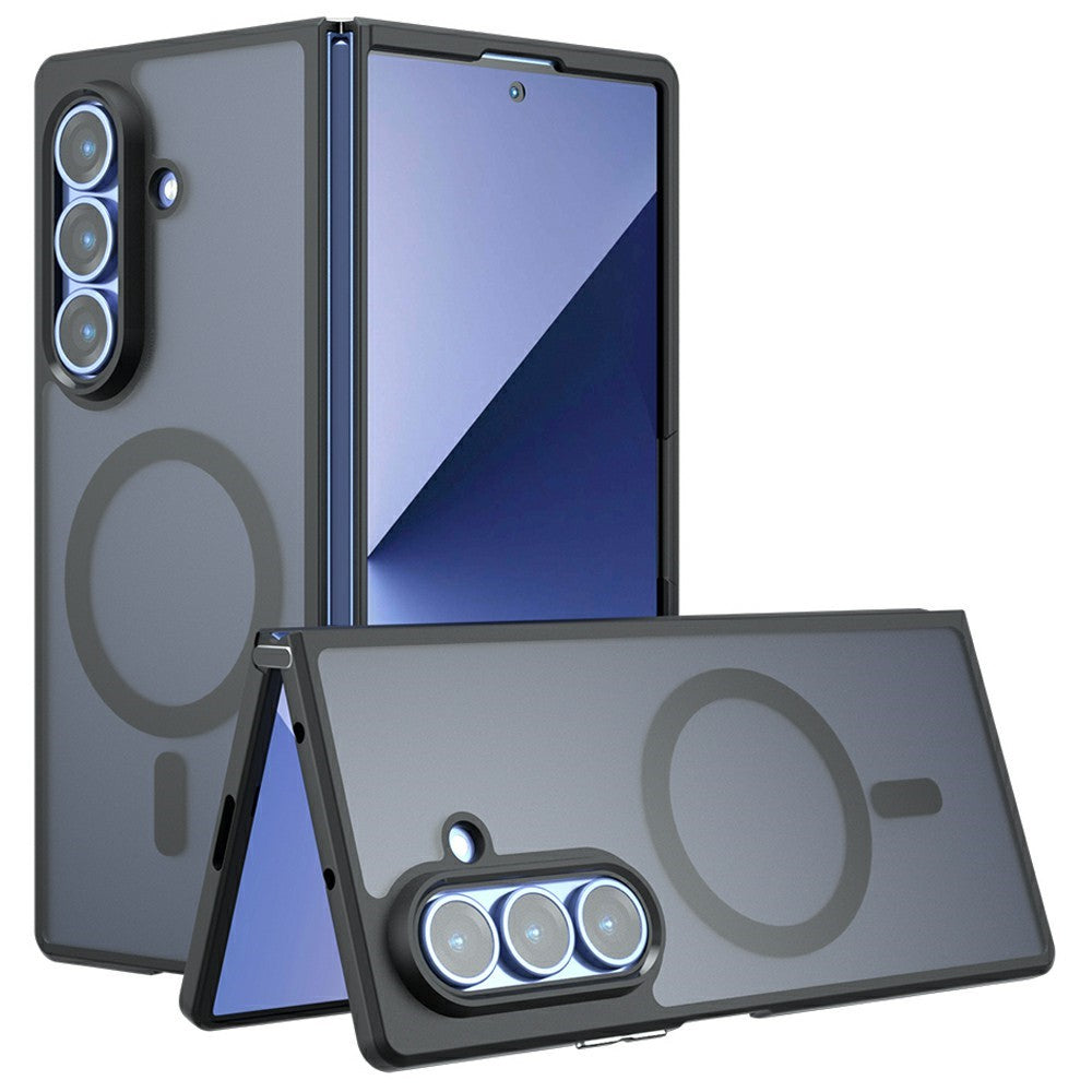 Funda MagSafe para Samsung Galaxy Z Fold8 Ultra F976, Techsuit, PureFrost, Negra Satinada
