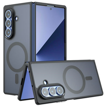 Funda MagSafe para Samsung Galaxy Z Fold8 Ultra F976, Techsuit, PureFrost, Negra Satinada