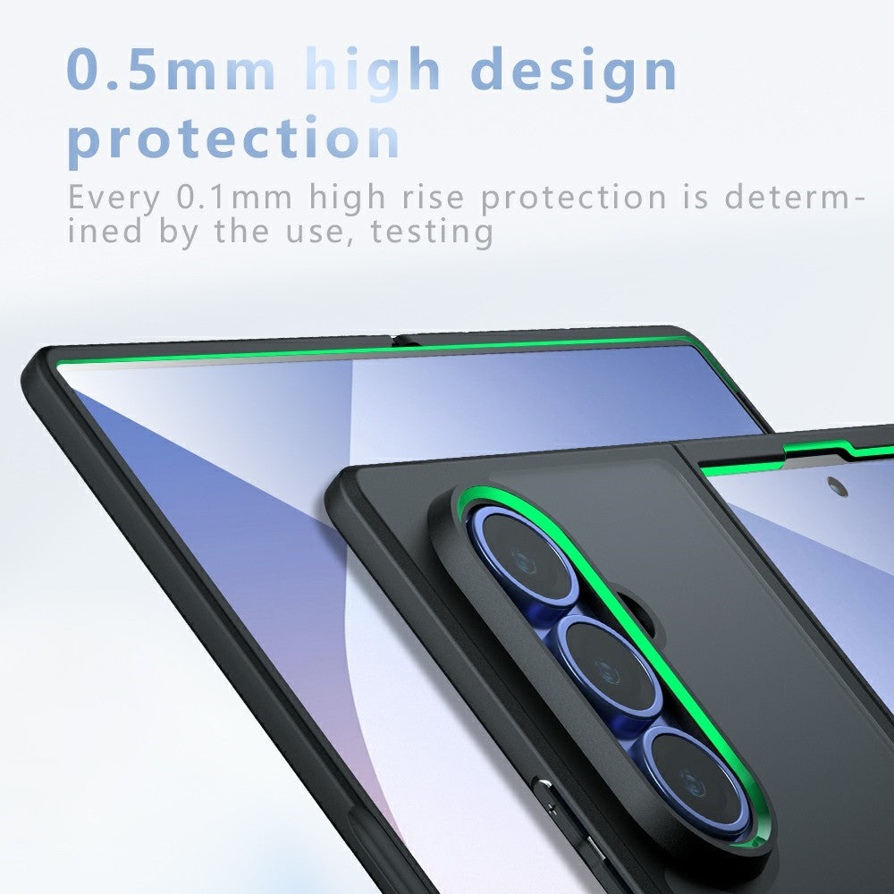 Funda MagSafe para Samsung Galaxy Z Fold8 Ultra F976, Techsuit, PureFrost, Negra Satinada