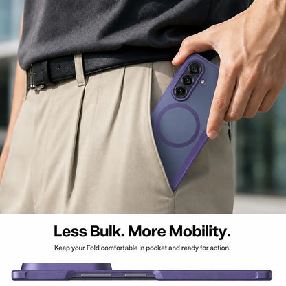 Funda MagSafe para Samsung Galaxy Z Fold8 Ultra F976, Torras, Guardian, Morado Oscuro