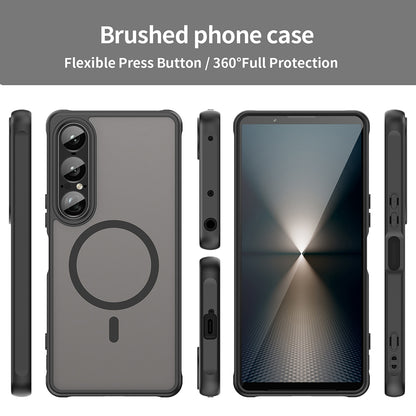 MagSafe Case for Sony Xperia 1 VII, Techsuit, HaloFrost II, Black
