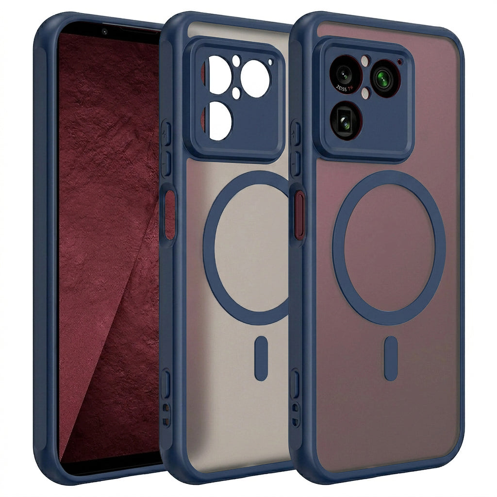 Funda MagSafe para Sony Xperia 1 VIII, Techsuit, HaloFrost II, Azul Marino