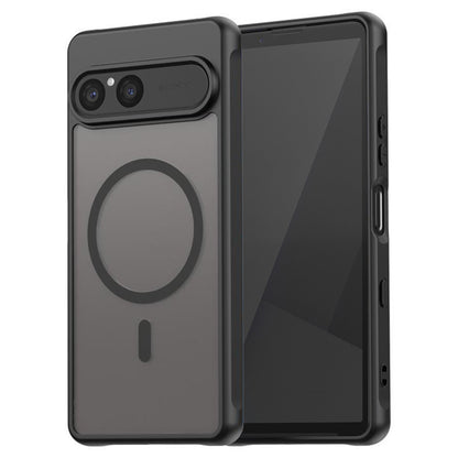 MagSafe Case for Sony Xperia 10 VII, Techsuit, HaloFrost II, Black