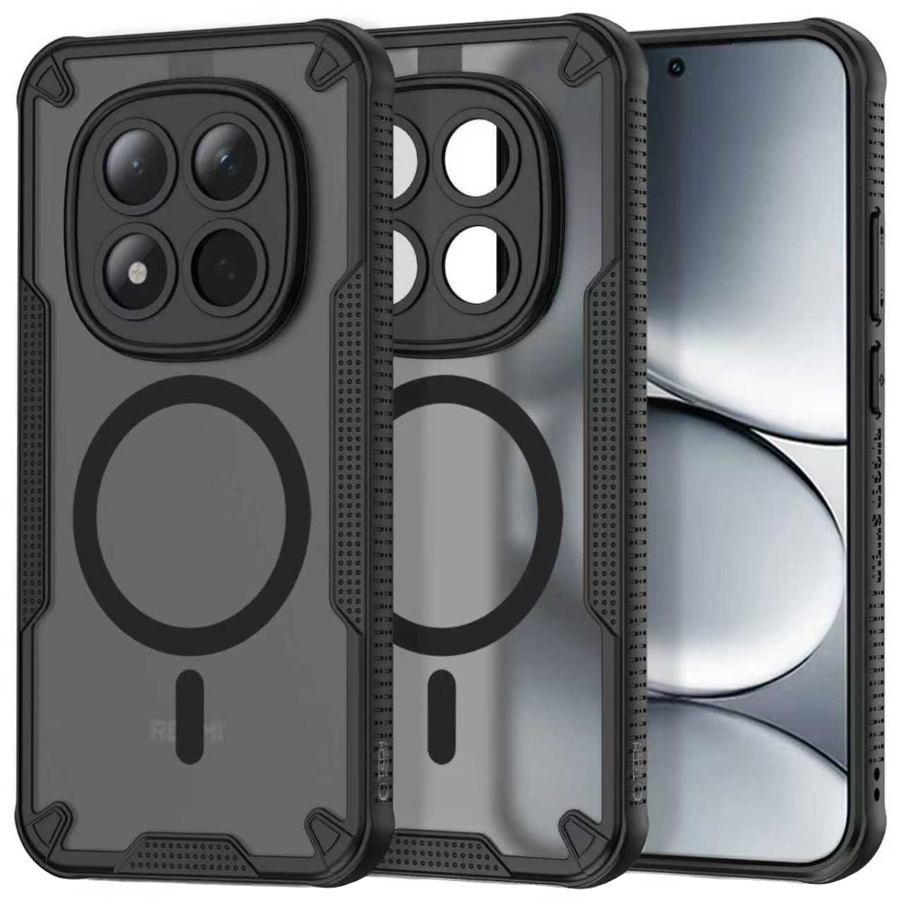 Funda MagSafe para Xiaomi Redmi Note 15 Pro 5G, Tech-Protect, Rugged Shield, Negra