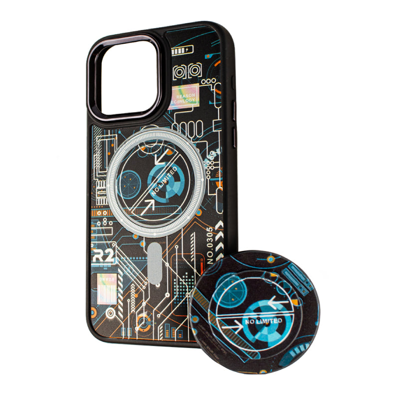 Funda MagSafe para Xiaomi Redmi A2 / A1, BOTER, Tecnología MagPopsocket, Multicolor