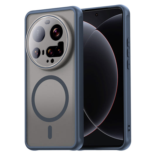 Funda MagSafe para Xiaomi 15 Ultra, Techsuit, HaloFrost II, Azul Marino