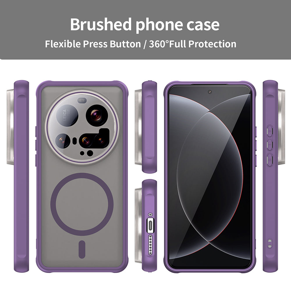 Funda MagSafe para Xiaomi 15 Ultra, Techsuit, HaloFrost II, Morado